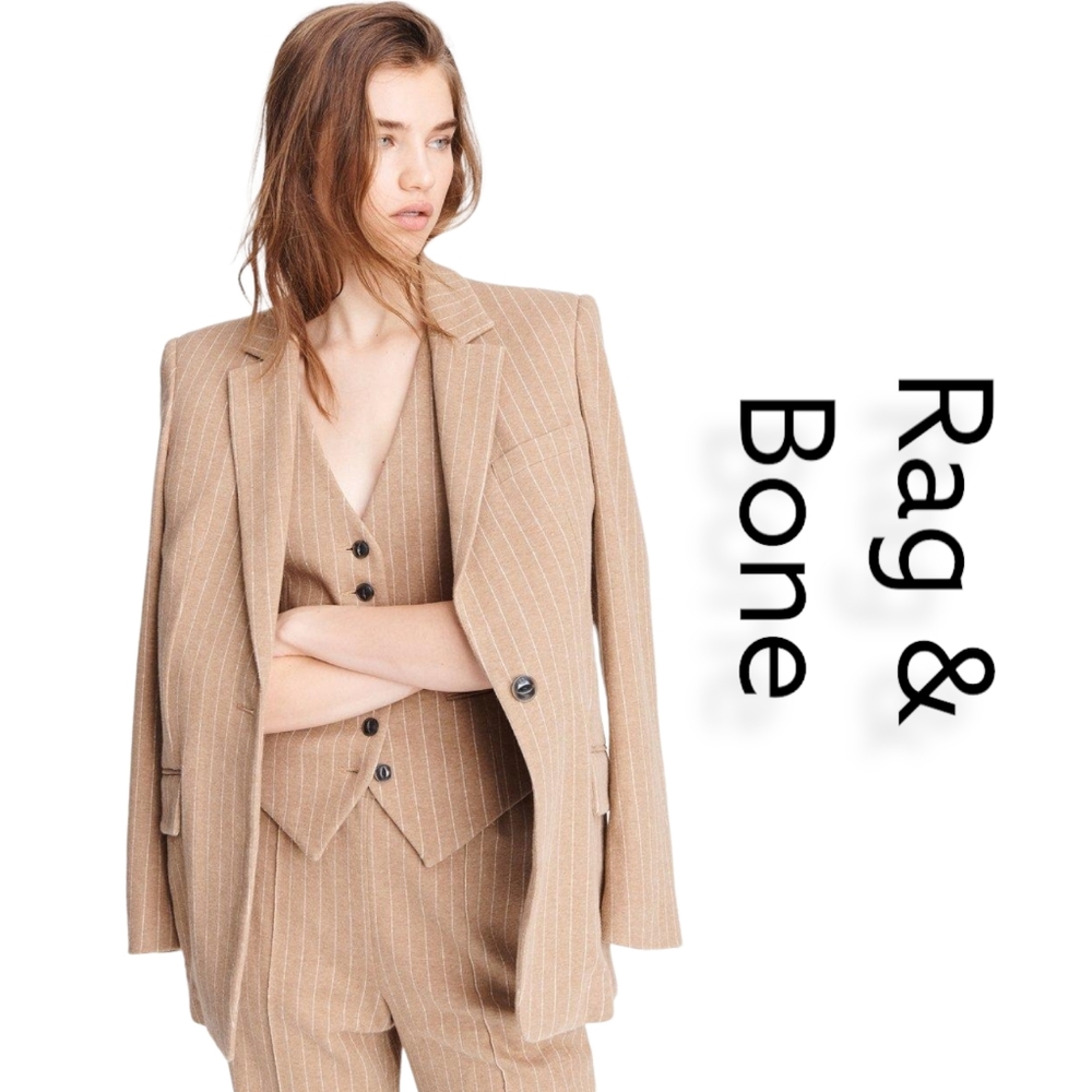 Rag & Bone Ames Cotton Boyfriend Fit Blazer